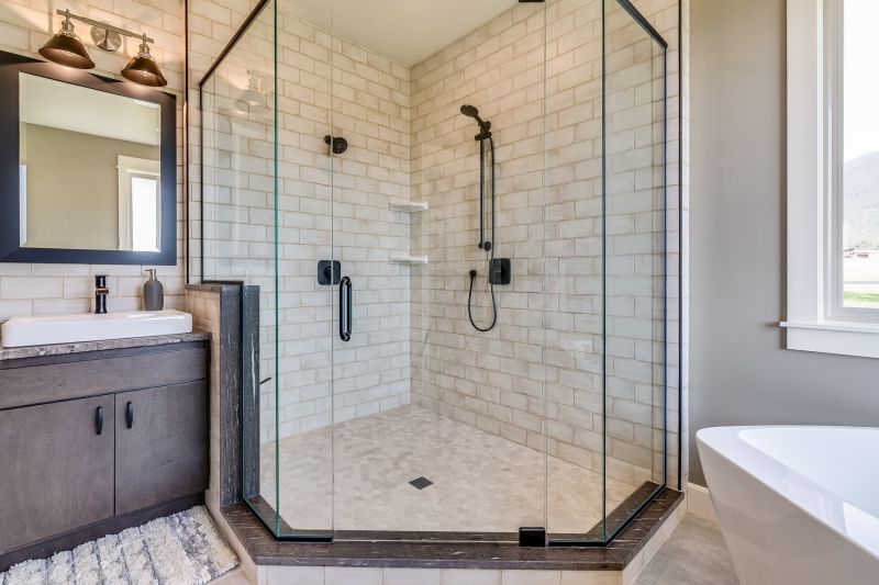 Elegant Shower with Seating